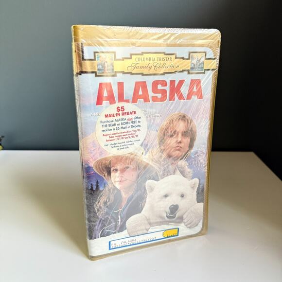 Dirk Benedict Charlton Heston ALASKA Columbia TriStar VHS 1996‎ NEW SEALED T34 - Picture 1 of 3